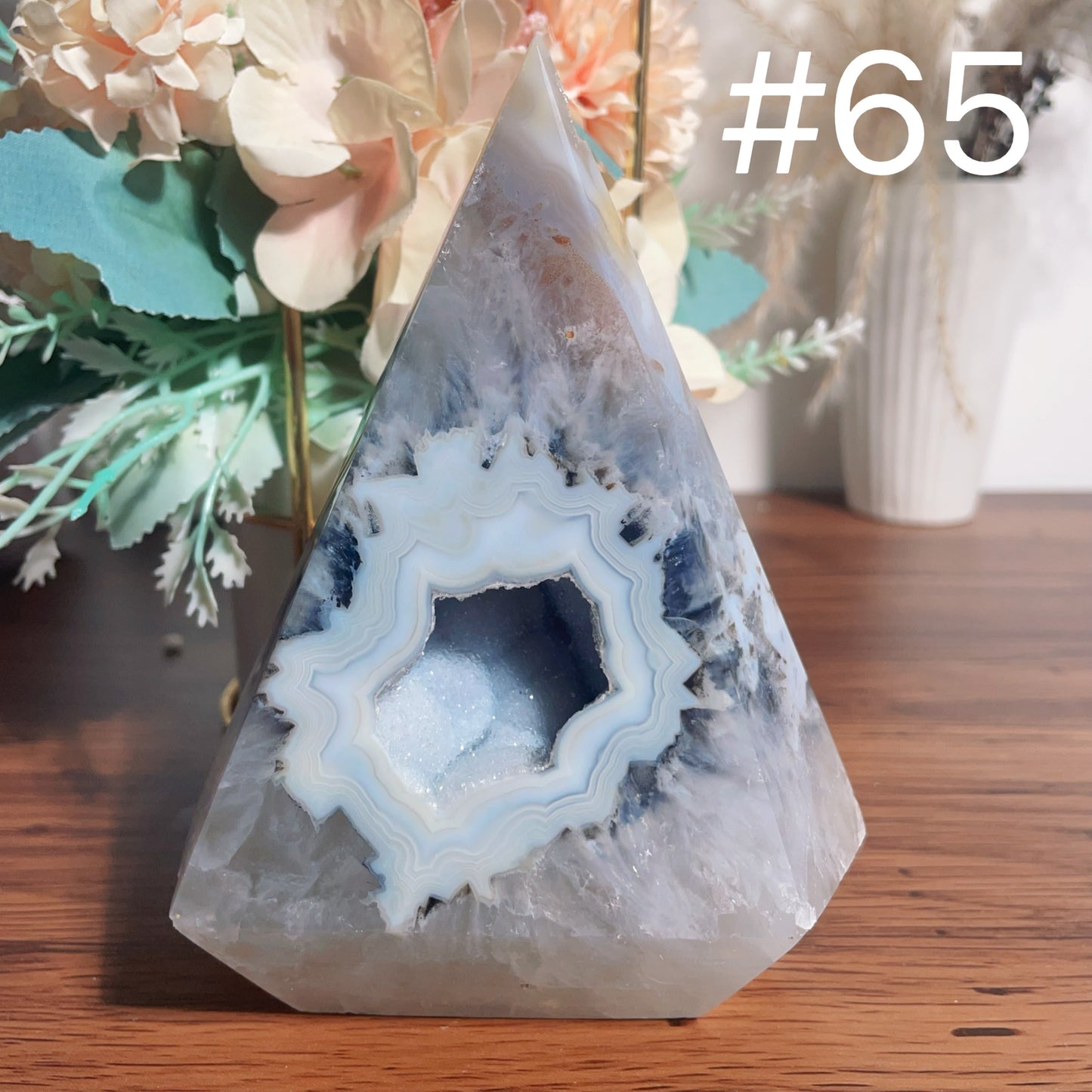Druzy Agate Tower