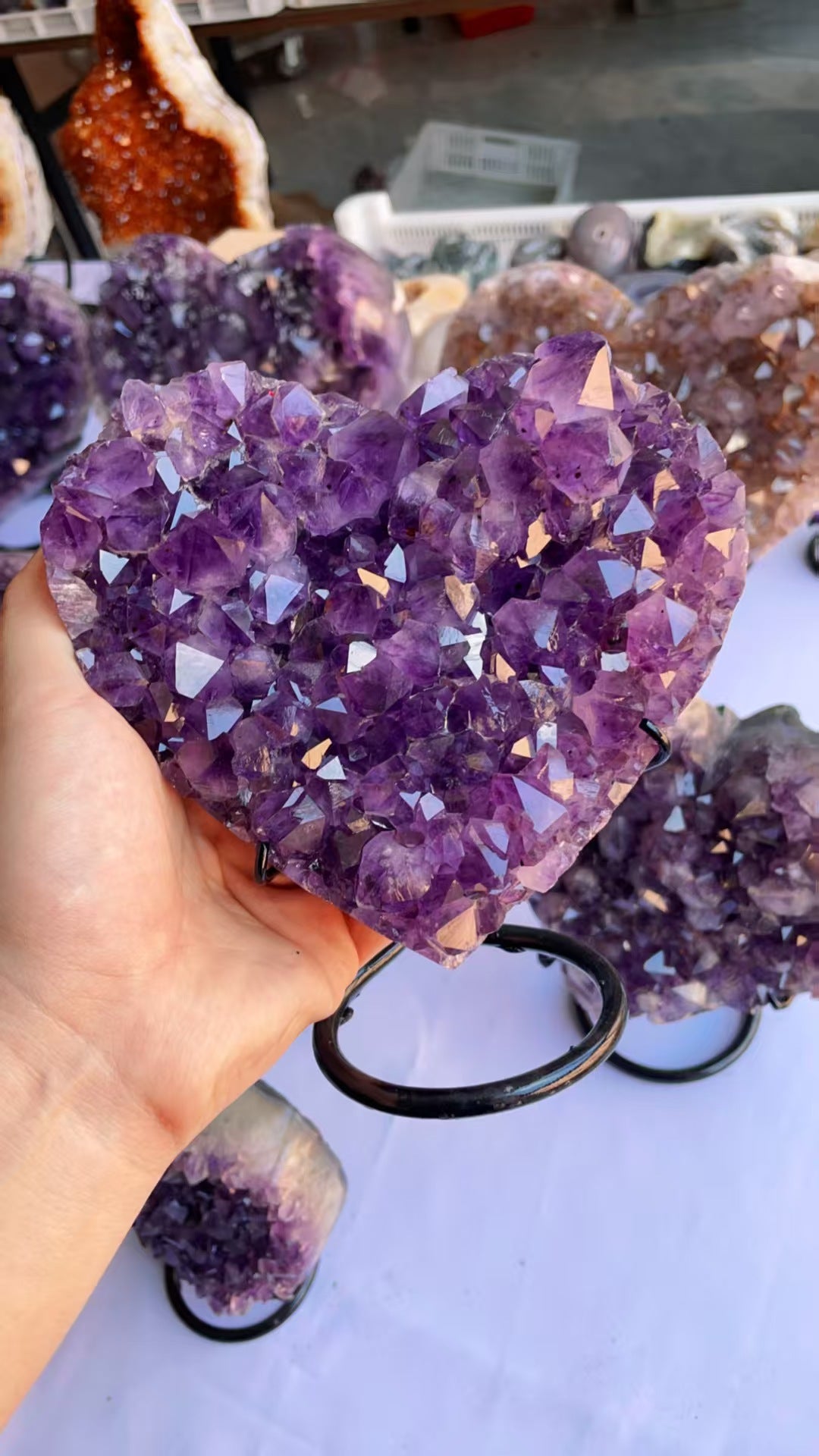 amethyst heart