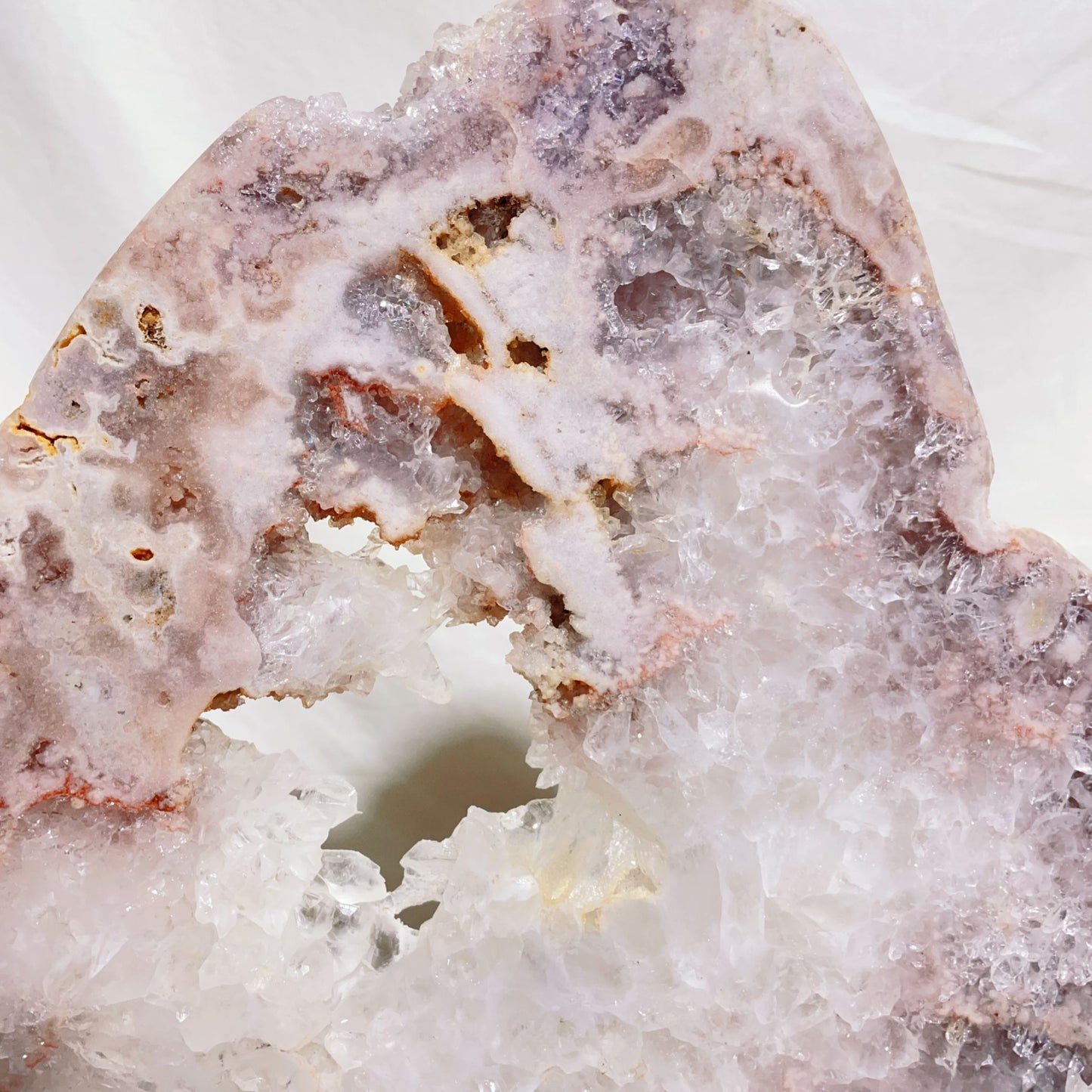 pink amethyst slab
