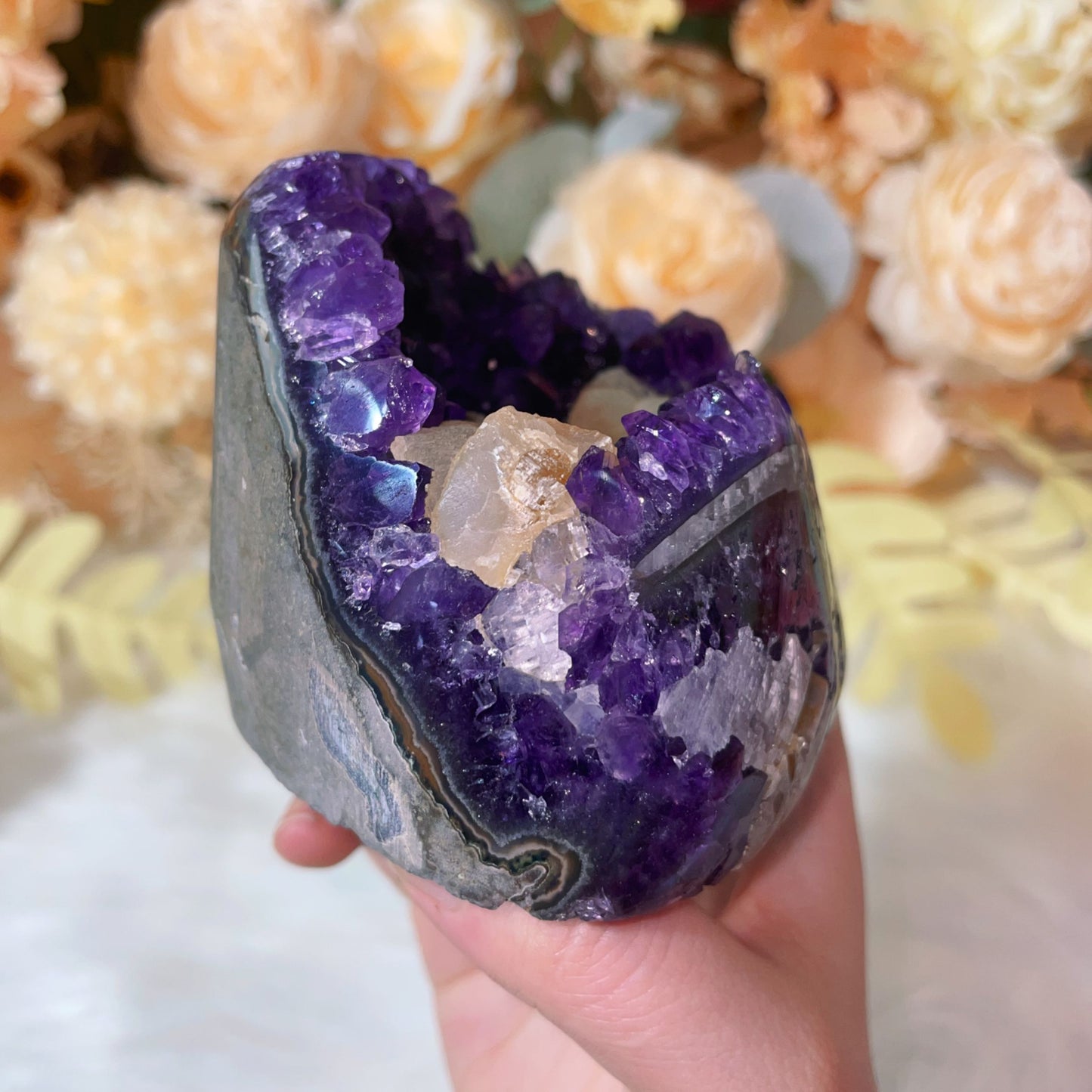 amethyst calcite