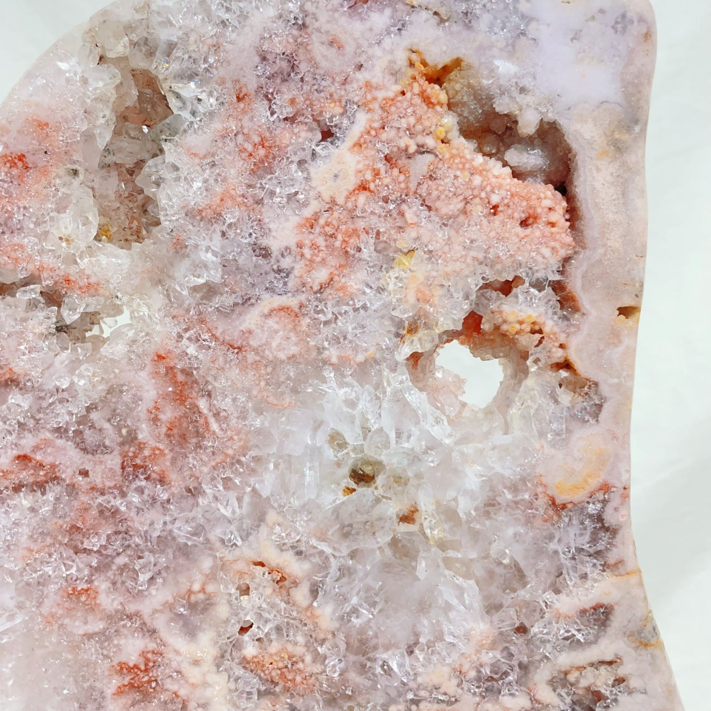 pink amethyst slab