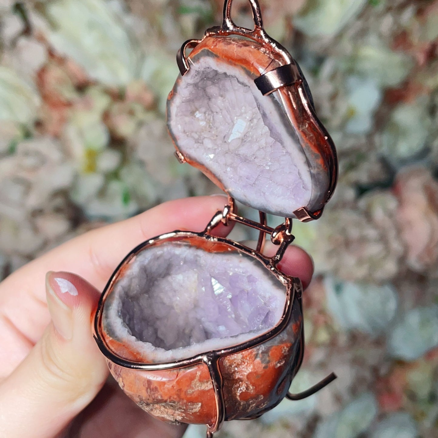 pink crystal box