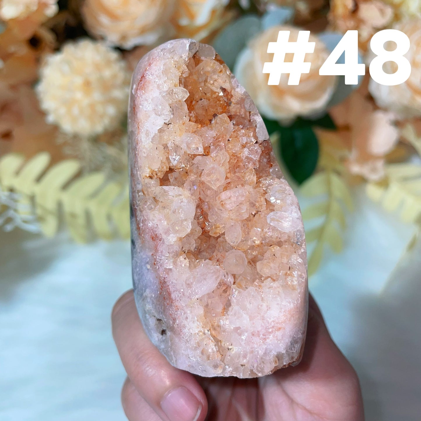 pink amethyst freeform