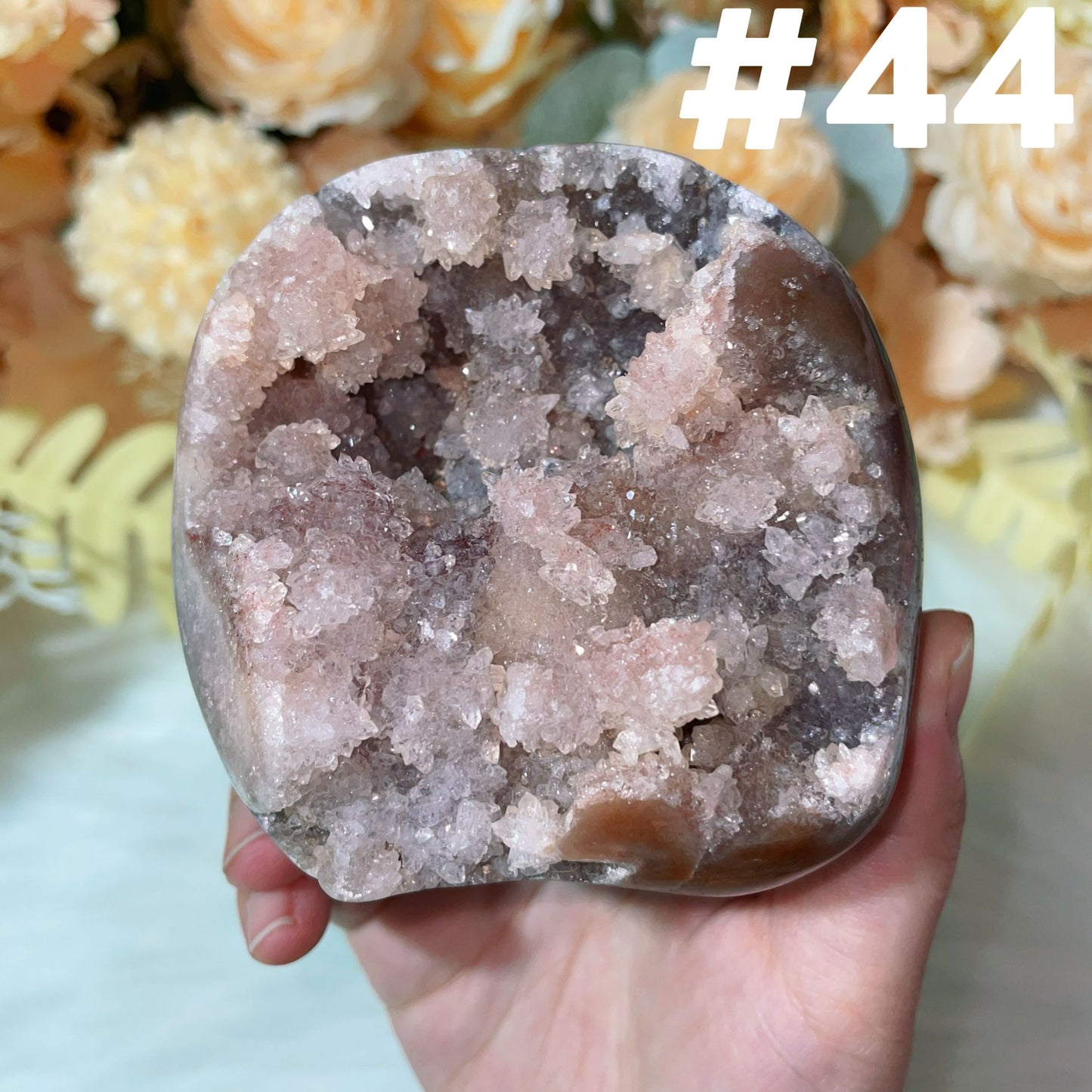 pink amethyst freeform