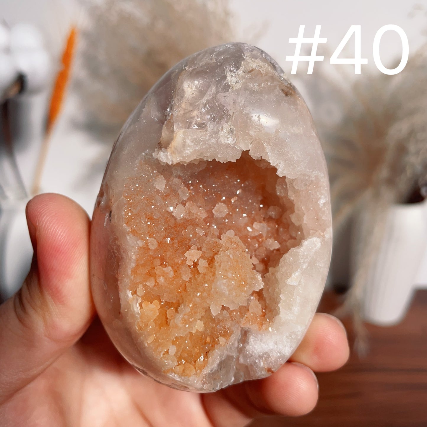 Pink Amethyst Egg