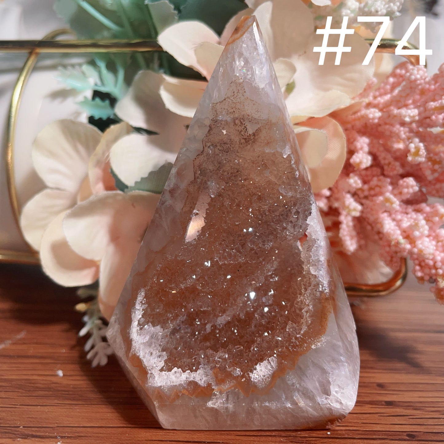 Druzy Agate Tower
