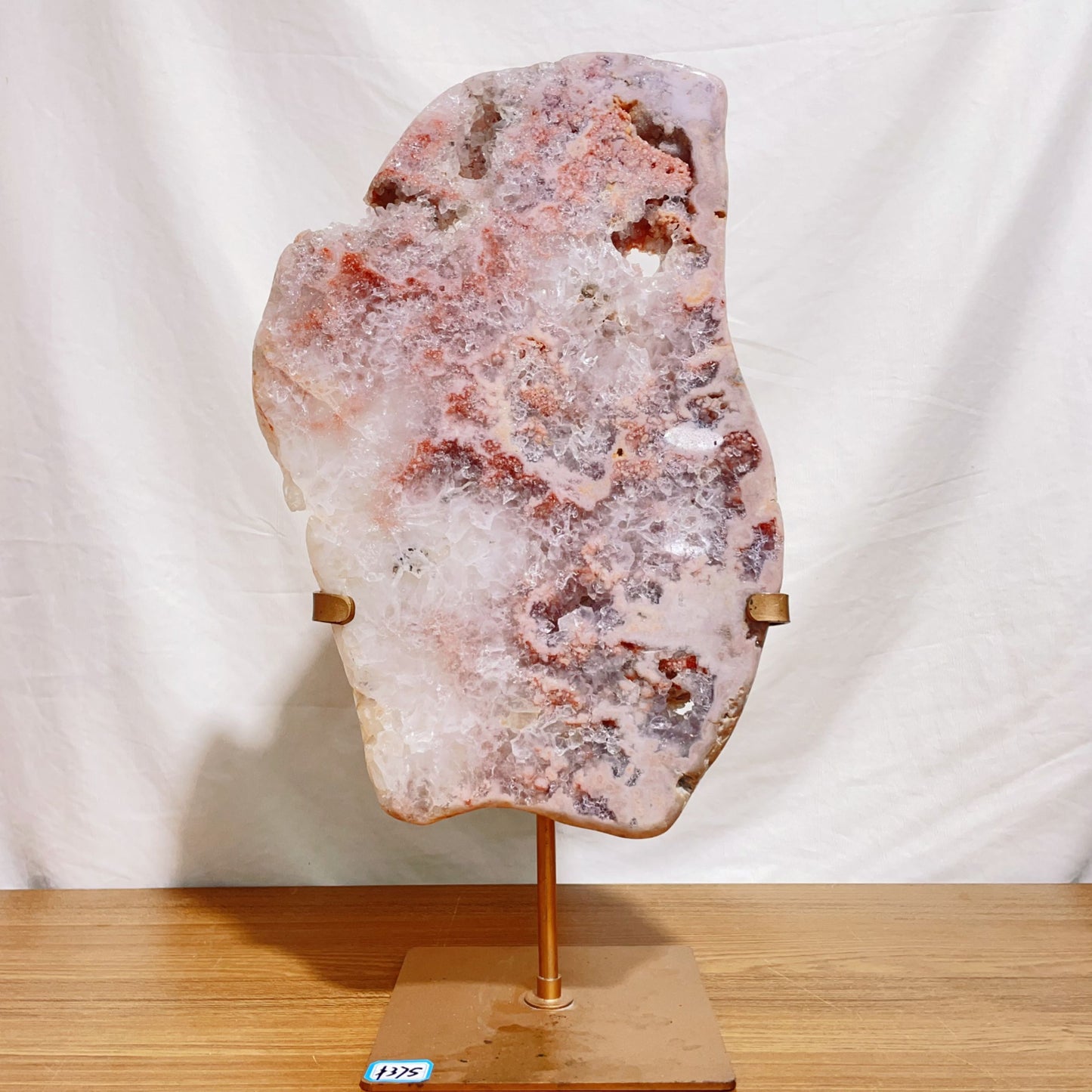 pink amethyst slab