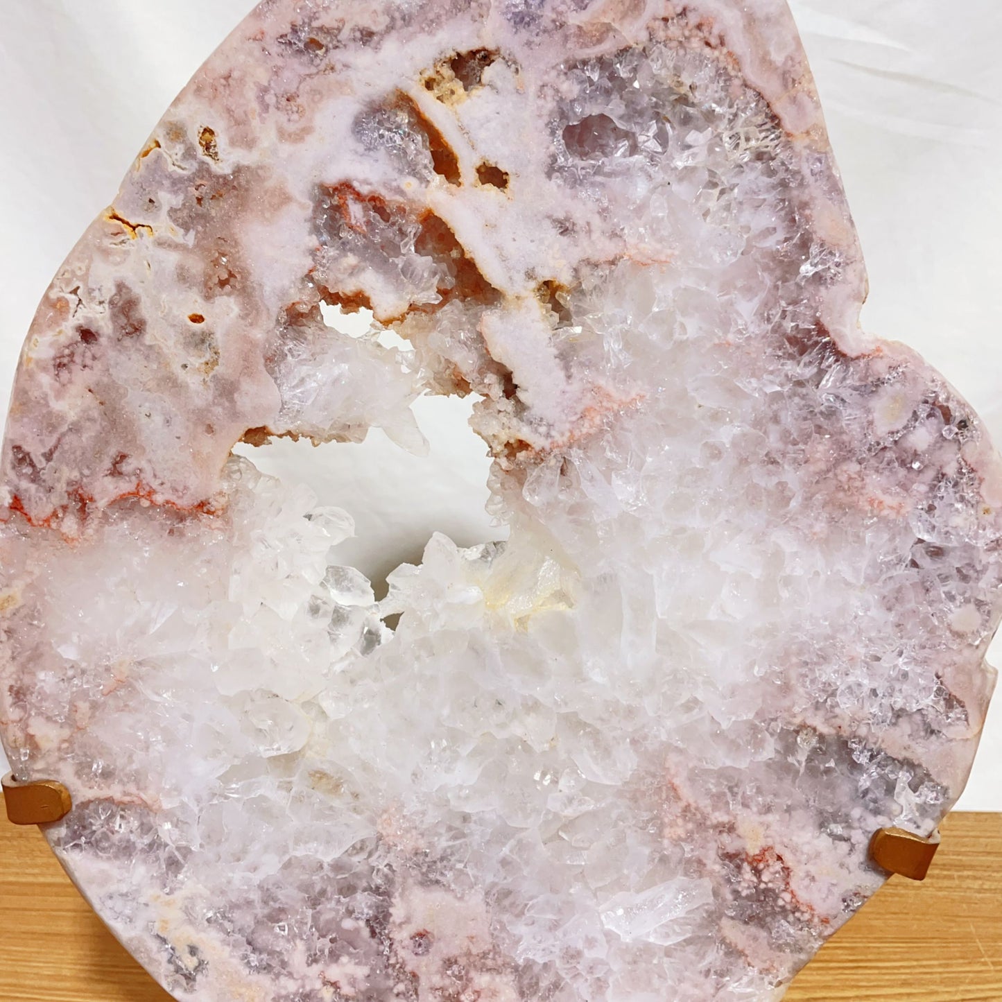 pink amethyst slab