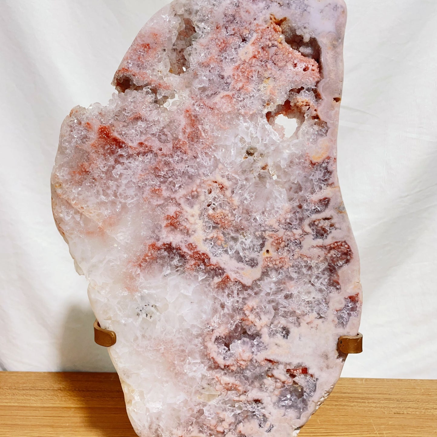 pink amethyst slab