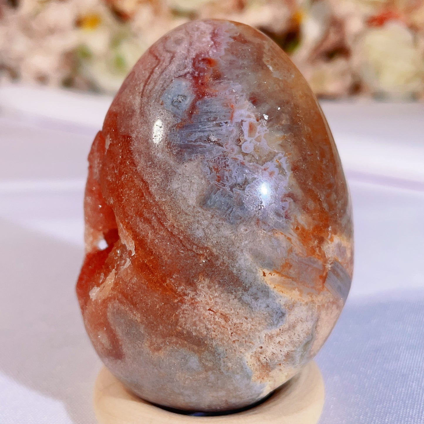 pink amethyst egg