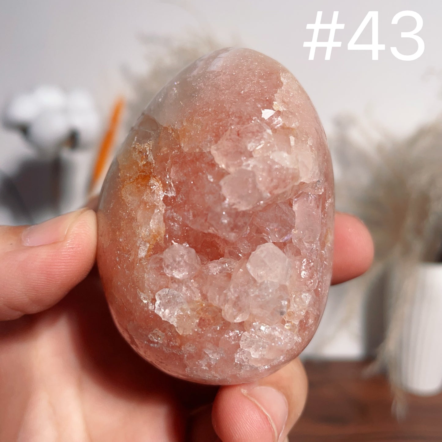 Pink Amethyst Egg
