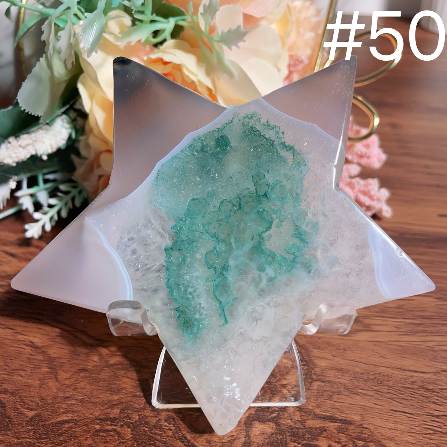 Druzy Agate Star