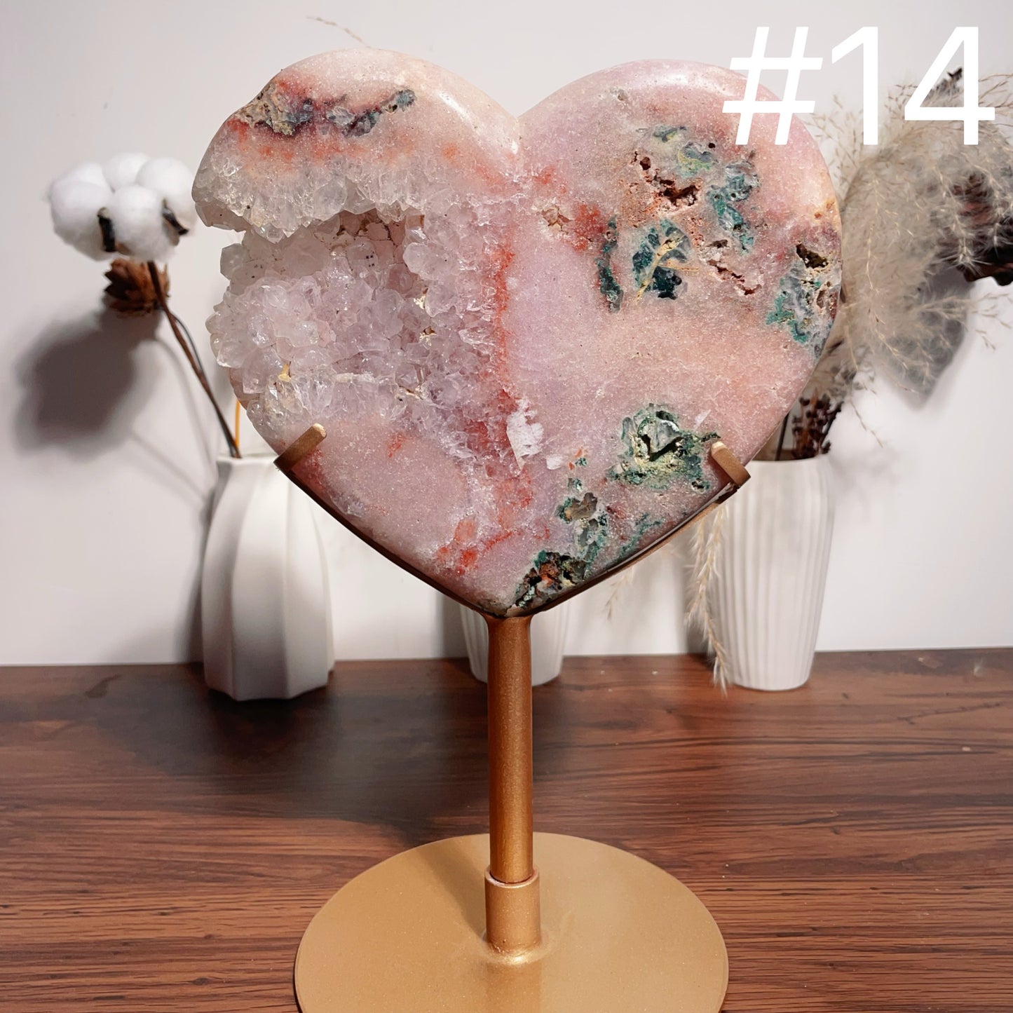 Pink Amethyst Heart