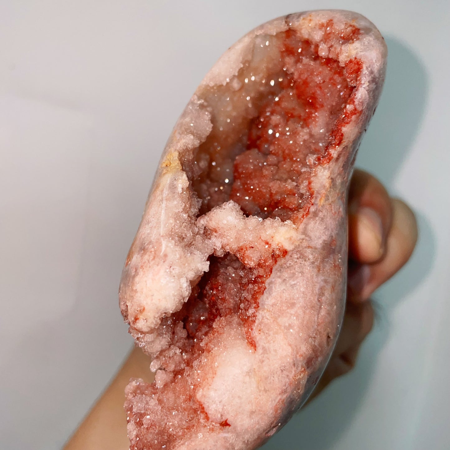 pink amethyst freeform