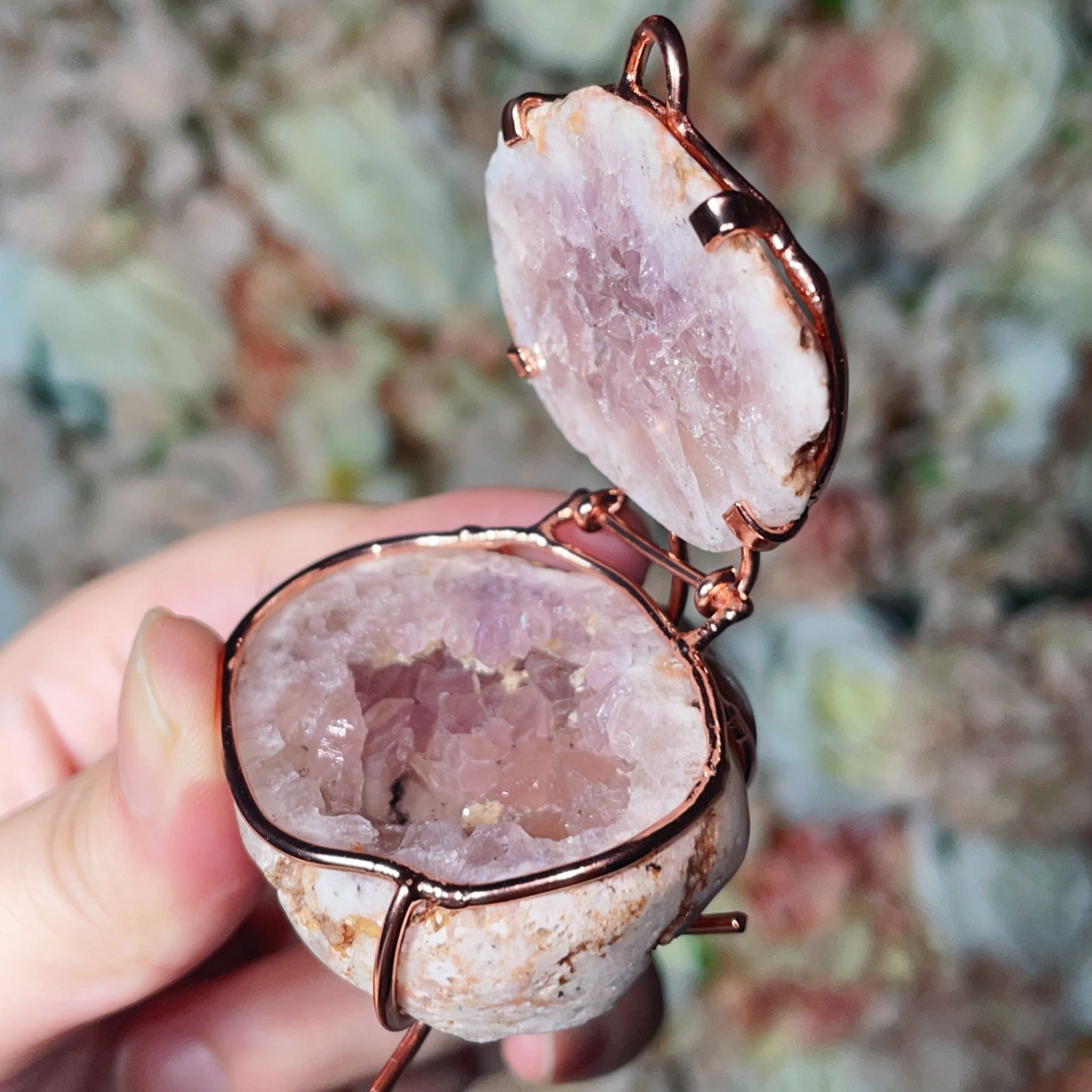 pink crystal box