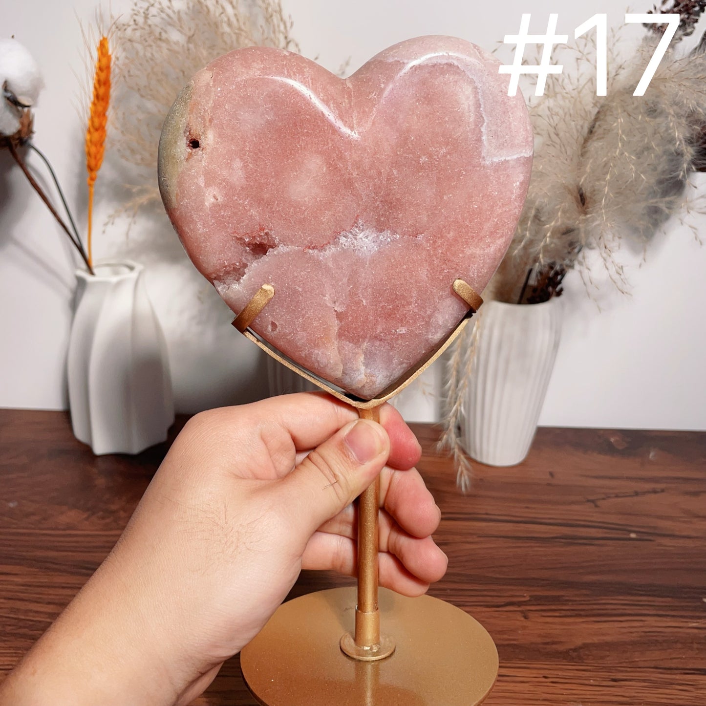 Pink Amethyst Heart