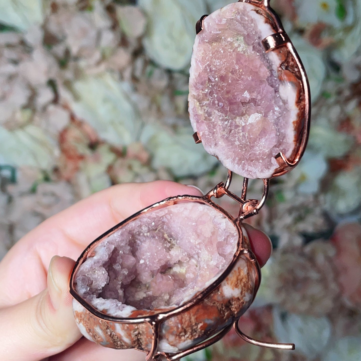 pink crystal box