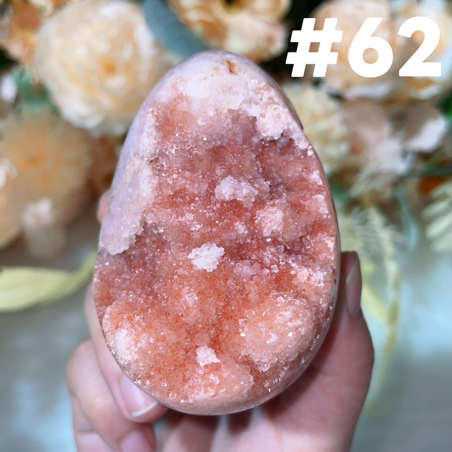 pink amethyst egg