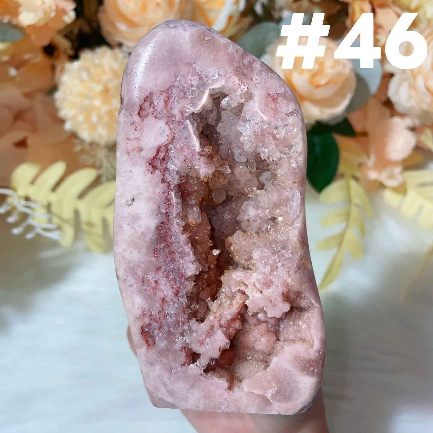 pink amethyst freeform