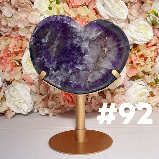 amethyst heart