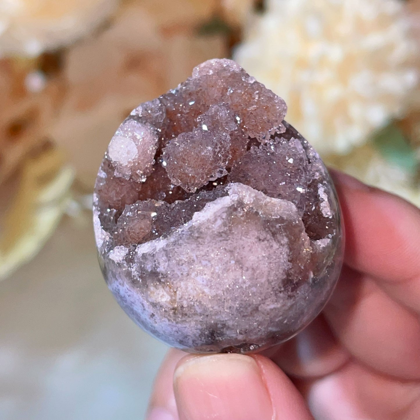 pink amethyst sphere