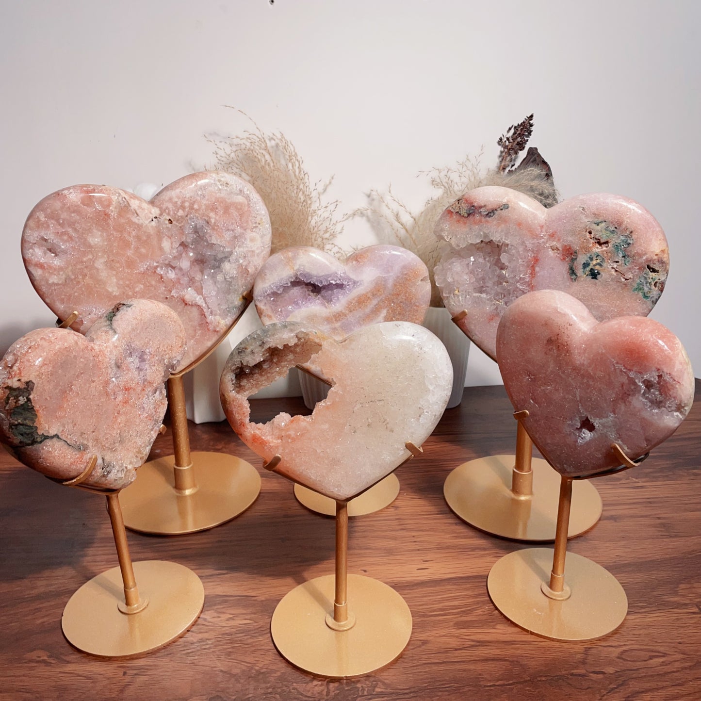 Pink Amethyst Heart