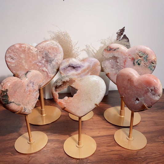 Pink Amethyst Heart