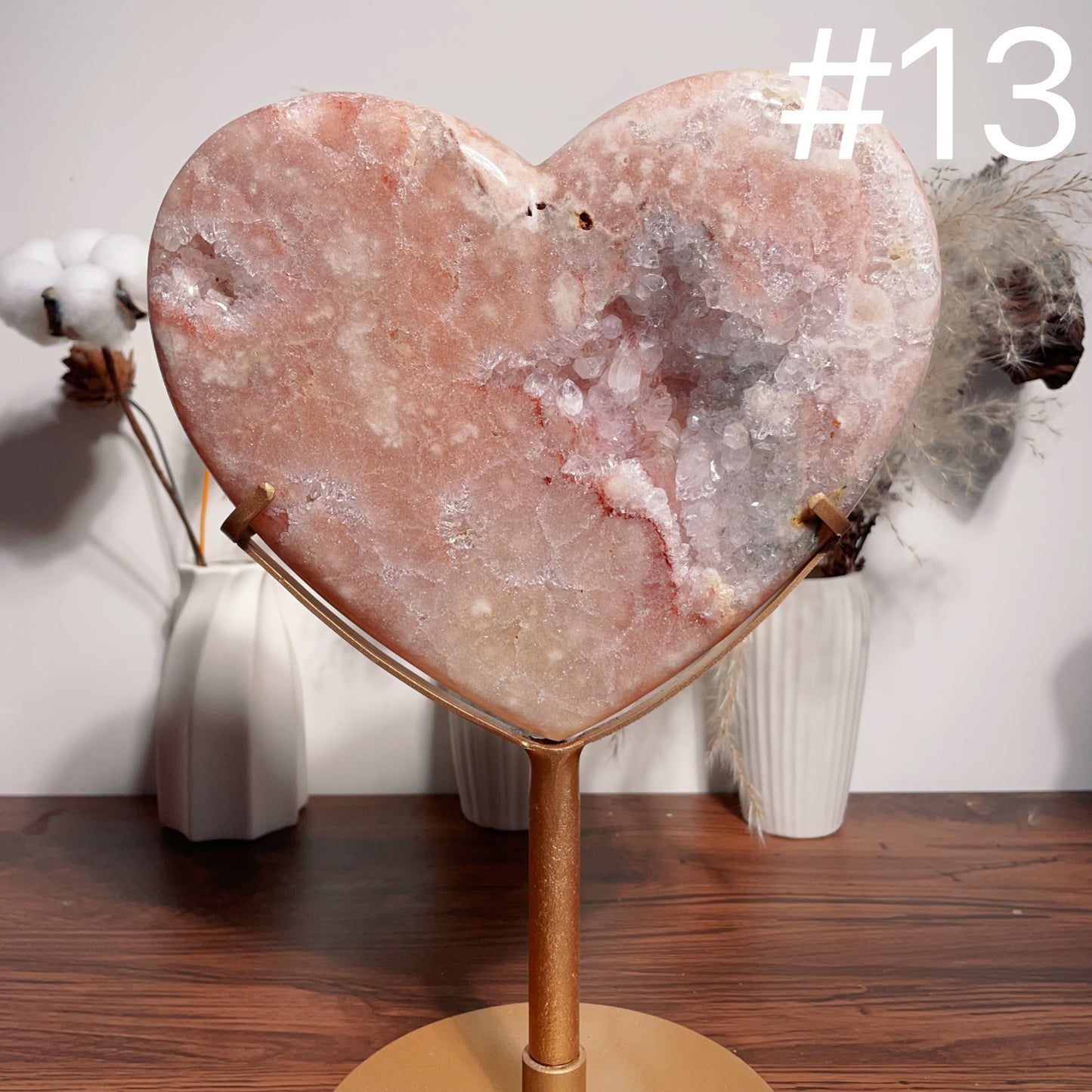 Pink Amethyst Heart