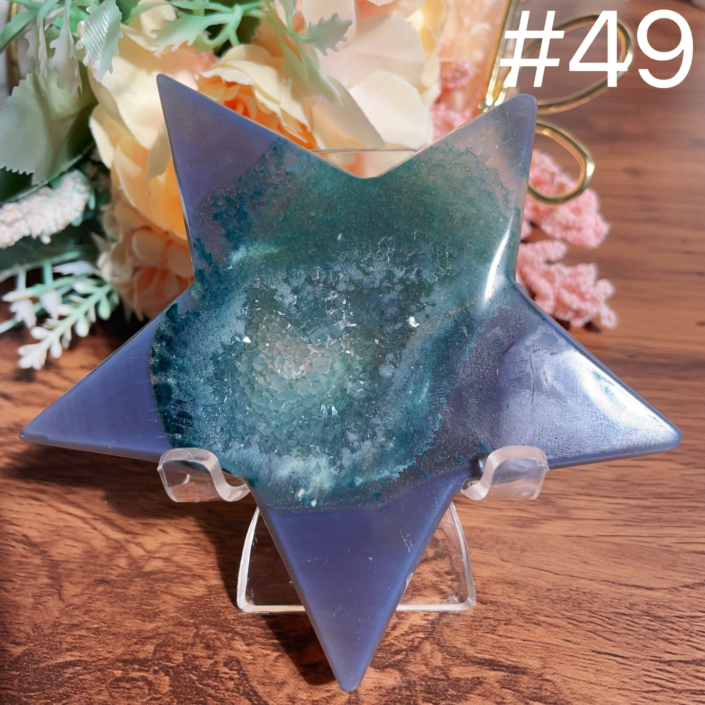 Druzy Agate Star