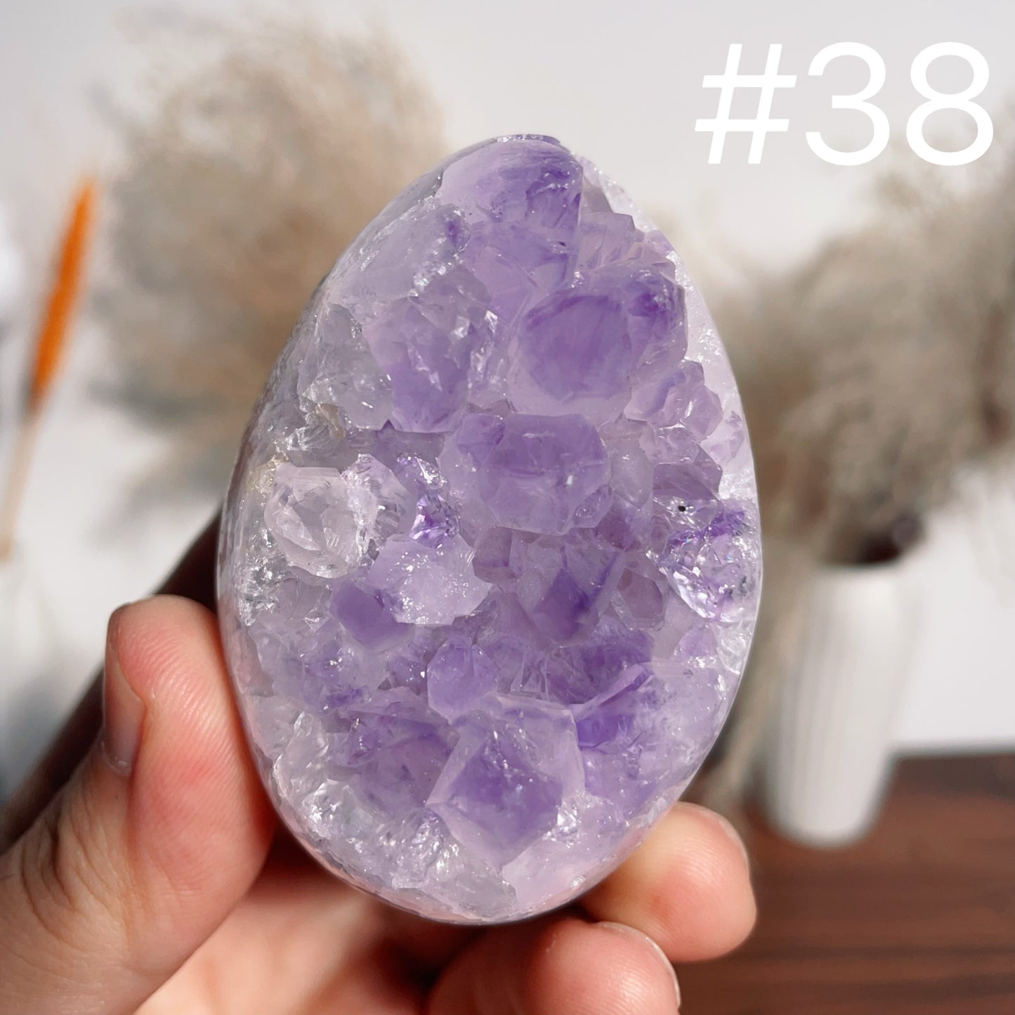 Pink Amethyst Egg