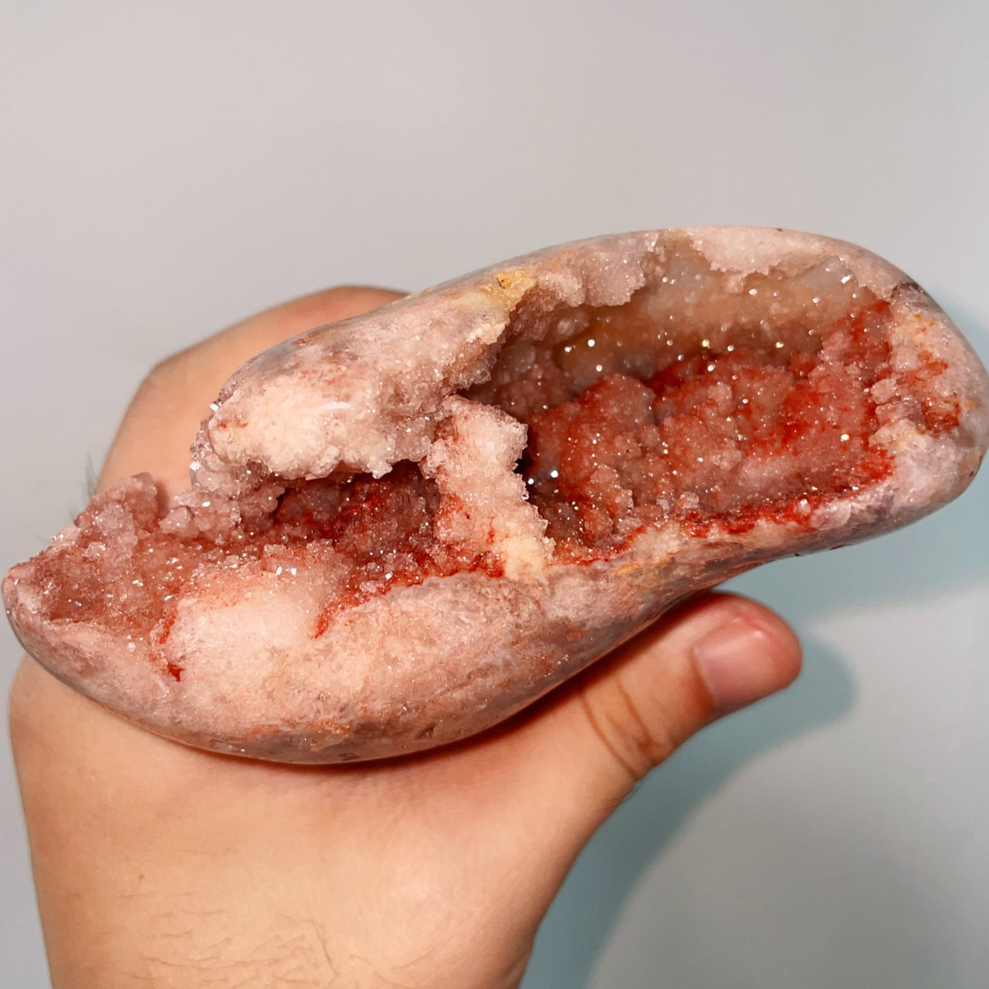pink amethyst freeform