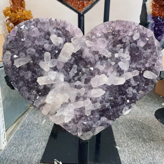 sugar calcite heart