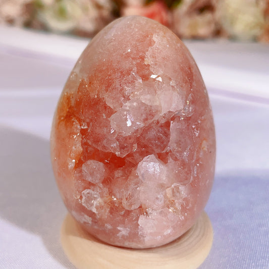 pink amethyst egg