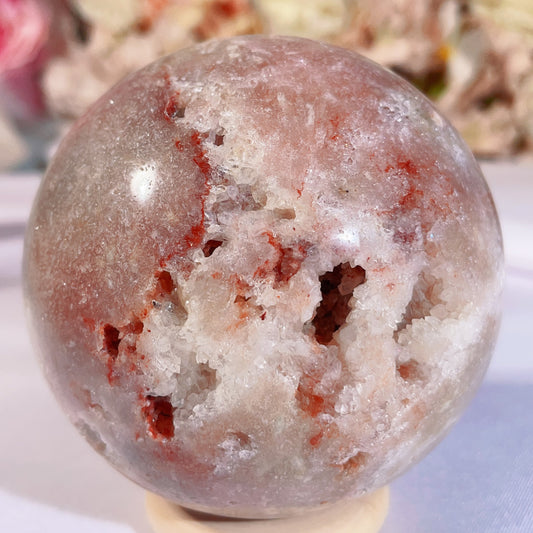 pink amethyst sphere