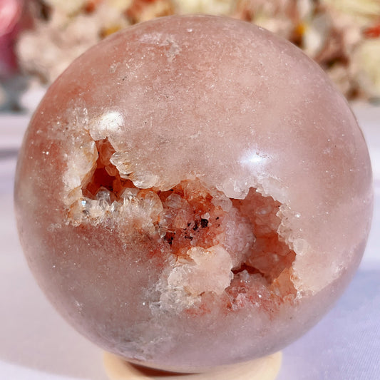 pink amethyst sphere